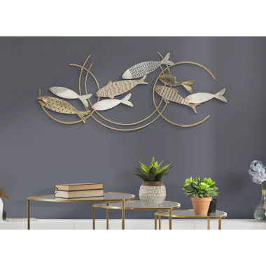 PANEL ŻELAZNY FISHY MOVE 142,9 5 61,6 cm